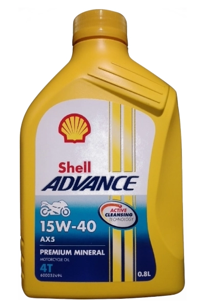 Shell AX5 15w-40 0.8lt